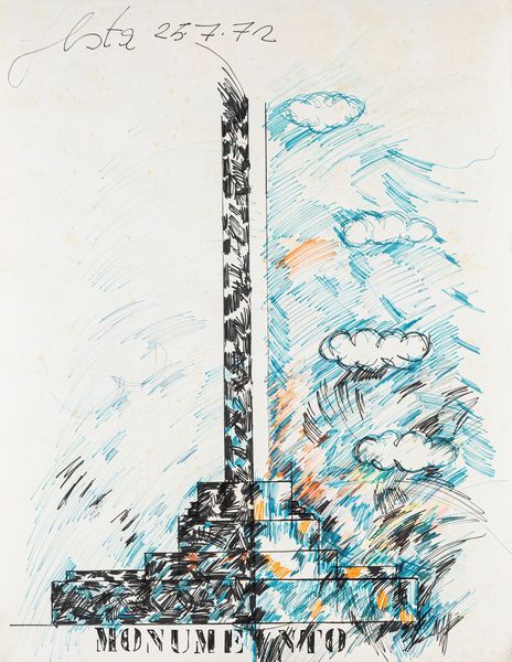 TANO FESTA : Monumento  - Asta Arte Moderna e Contemporanea - Associazione Nazionale - Case d'Asta italiane