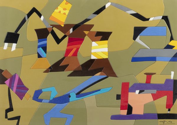 Ugo Nespolo : Sartoria  - Asta Arte Moderna e Contemporanea - Associazione Nazionale - Case d'Asta italiane