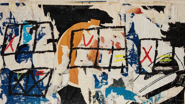MIMMO ROTELLA : Gibelins  - Asta Arte Moderna e Contemporanea - Associazione Nazionale - Case d'Asta italiane