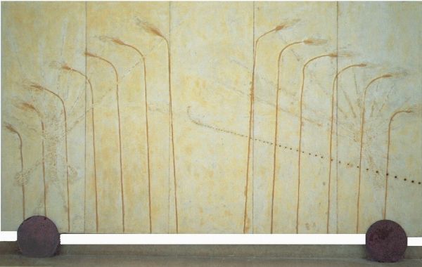 ENZO CUCCHI : Muro Grano  - Asta Arte Moderna e Contemporanea - Associazione Nazionale - Case d'Asta italiane