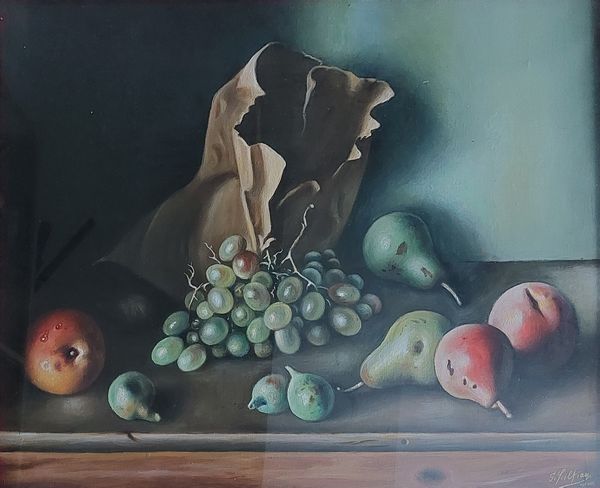 Gregorio Sciltian : La frutta  - Asta Arte Moderna e Contemporanea - Associazione Nazionale - Case d'Asta italiane
