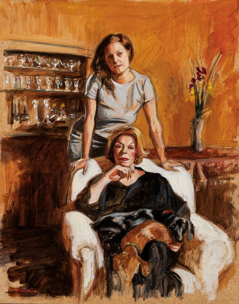 Delia Brown : Study for Portrait with Pablo & Chiquita 1  - Asta Arte Moderna e Contemporanea - Associazione Nazionale - Case d'Asta italiane