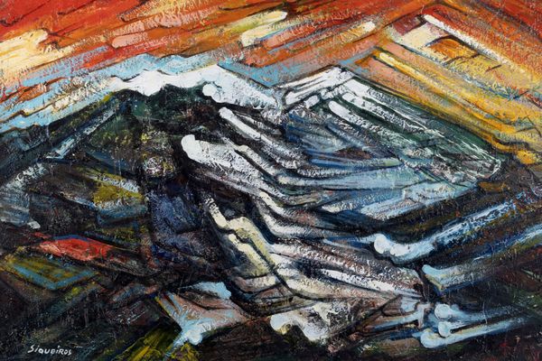David Alfaro Siqueiros : Montagne  - Asta Arte Moderna e Contemporanea - Associazione Nazionale - Case d'Asta italiane