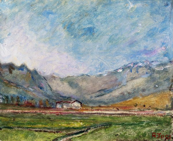 Arturo Tosi : Paesaggio di Rovetta  - Asta Arte Moderna e Contemporanea - Associazione Nazionale - Case d'Asta italiane