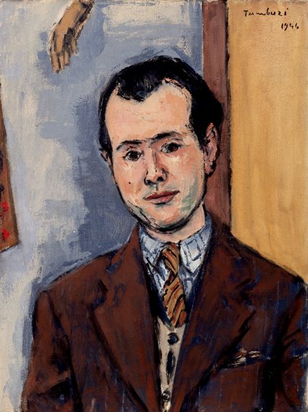 Orfeo Tamburi : Ritratto del pittore Raul Maria de Angelis  - Asta Arte Moderna e Contemporanea - Associazione Nazionale - Case d'Asta italiane