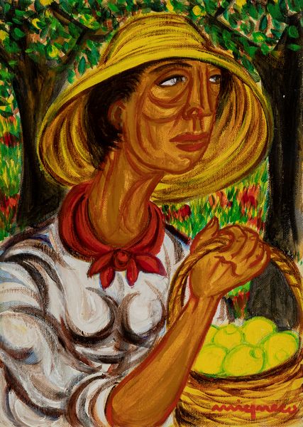 Giuseppe Migneco : Senza titolo  - Asta Arte Moderna e Contemporanea - Associazione Nazionale - Case d'Asta italiane