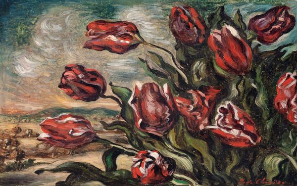 Giorgio de Chirico : Tulipani  - Asta Arte Moderna e Contemporanea - Associazione Nazionale - Case d'Asta italiane