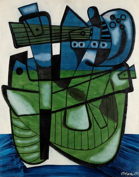 Mattia Moreni : Battello da pesca  - Asta Arte Moderna e Contemporanea - Associazione Nazionale - Case d'Asta italiane