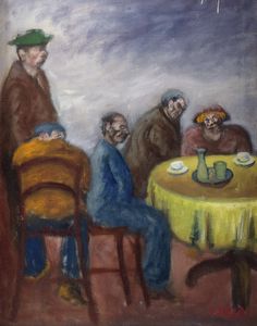 OTTONE ROSAI - Scena di caff�