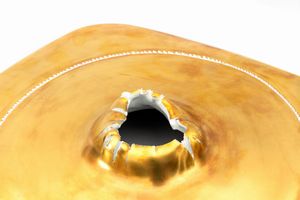 LUCIO FONTANA : Concetto spaziale Cratere  - Asta Arte Moderna e Contemporanea - Associazione Nazionale - Case d'Asta italiane