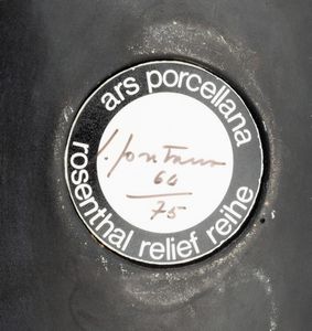 LUCIO FONTANA : Concetto Spaziale Ovale  - Asta Arte Moderna e Contemporanea - Associazione Nazionale - Case d'Asta italiane