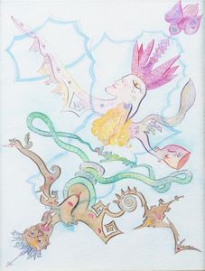 Luigi Ontani - Esu et Esule esultanti a Bali