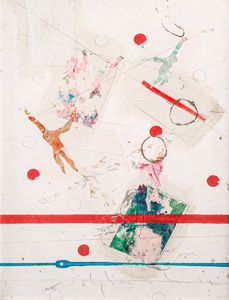 ALIGHIERO BOETTI - Senza titolo (Prendere la tangente)