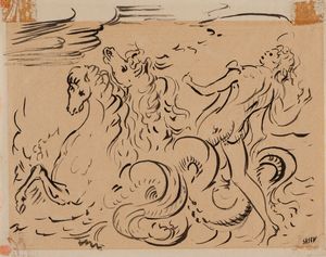 ALIGI SASSU - Senza titolo (cavalli)