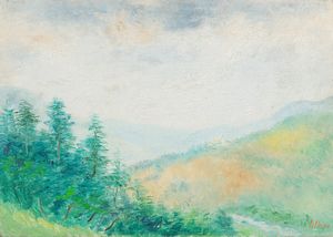 Umberto Lilloni - Vallata del Parma a Corniglio