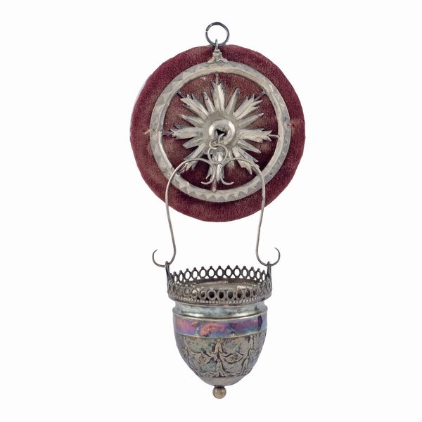 Acquasantiera in argento  - Asta Argenti e L'Arte della tavola - Associazione Nazionale - Case d'Asta italiane