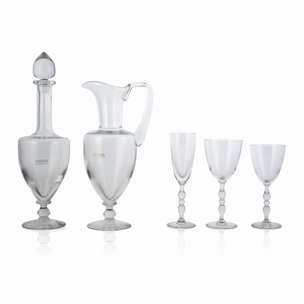 Saint-Louis, servizio di bicchieri  (38)  - Asta Argenti e L'Arte della tavola - Associazione Nazionale - Case d'Asta italiane