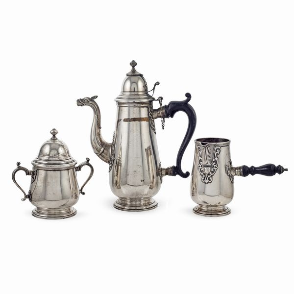 Servizio da caff� in argento (3)  - Asta Argenti e L'Arte della tavola - Associazione Nazionale - Case d'Asta italiane