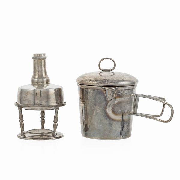 Tazza da viaggio in argento (2)  - Asta Argenti e L'Arte della tavola - Associazione Nazionale - Case d'Asta italiane