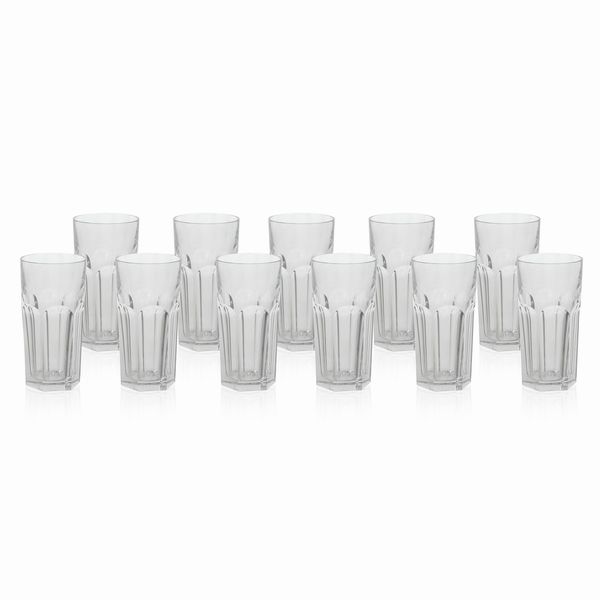 Baccarat, servizio di bicchieri da bibita (11)  - Asta Argenti e L'Arte della tavola - Associazione Nazionale - Case d'Asta italiane