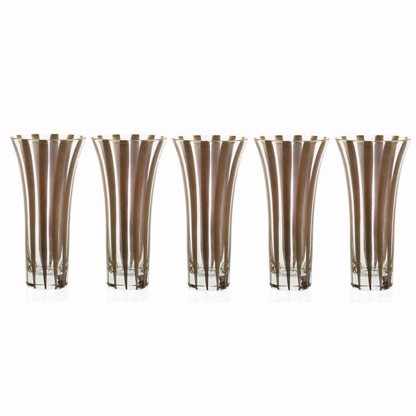 Servizio di bicchieri da bibita in vetro (12)  - Asta Argenti e L'Arte della tavola - Associazione Nazionale - Case d'Asta italiane