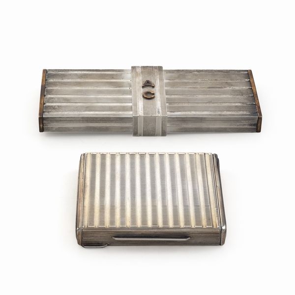 Truosse e portacipria in argento  - Asta Argenti e L'Arte della tavola - Associazione Nazionale - Case d'Asta italiane