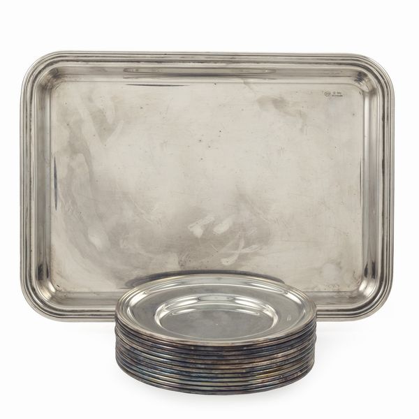 Sambonet, set da tavola in ottone argentato (16)  - Asta Argenti e L'Arte della tavola - Associazione Nazionale - Case d'Asta italiane