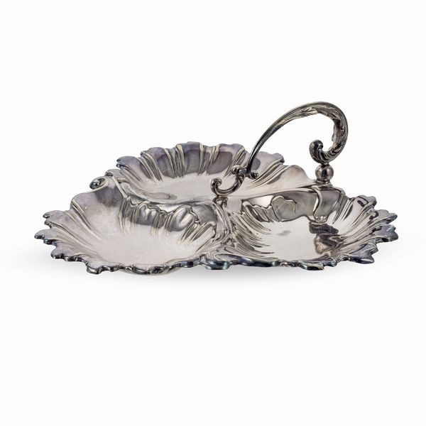 Antipastiera in metallo argentato  - Asta Argenti e L'Arte della tavola - Associazione Nazionale - Case d'Asta italiane