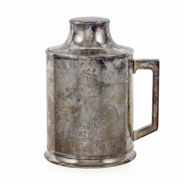 Secchiello portaghiaccio in metallo argentato  - Asta Argenti e L'Arte della tavola - Associazione Nazionale - Case d'Asta italiane