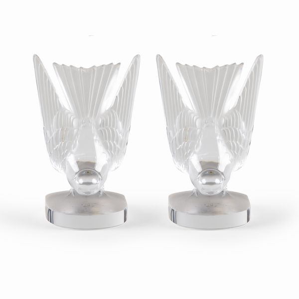 Lalique, coppia di fermalibri  - Asta Argenti e L'Arte della tavola - Associazione Nazionale - Case d'Asta italiane