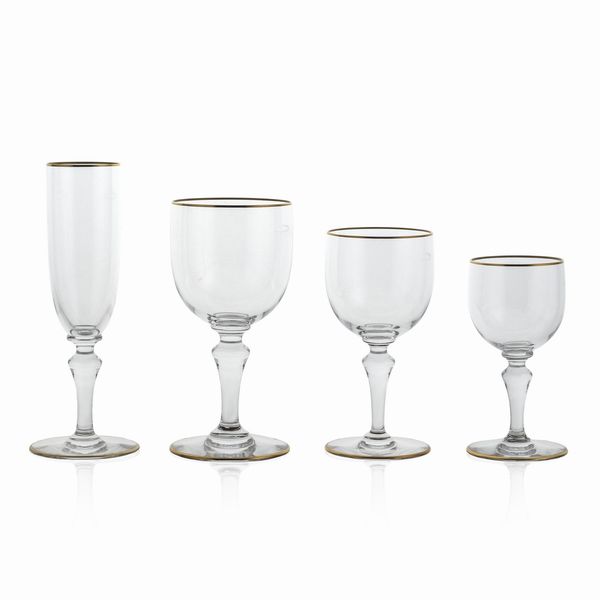 Baccarat, servizio di bicchieri (51)  - Asta Argenti e L'Arte della tavola - Associazione Nazionale - Case d'Asta italiane