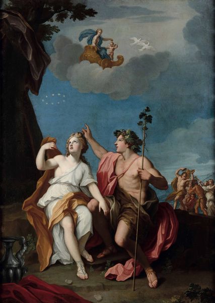 Giuseppe Chiari : Incontro tra Bacco e Arianna  - Asta Old Masters - Associazione Nazionale - Case d'Asta italiane