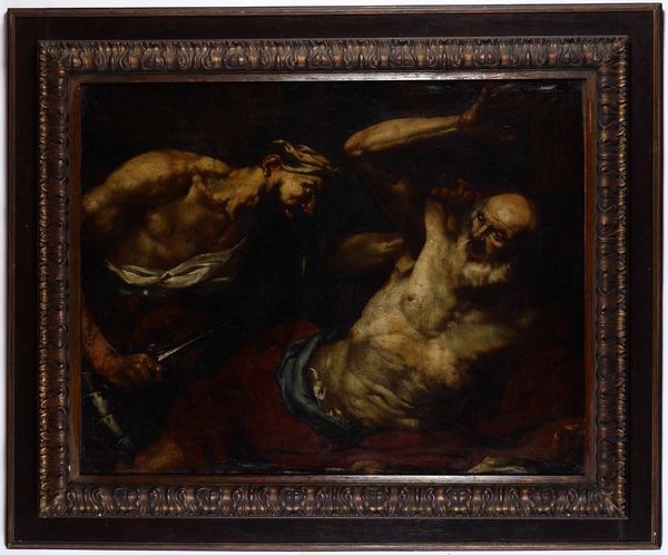 Giovan Battista Langetti : Uccisione di Archimede  - Asta Old Masters - Associazione Nazionale - Case d'Asta italiane