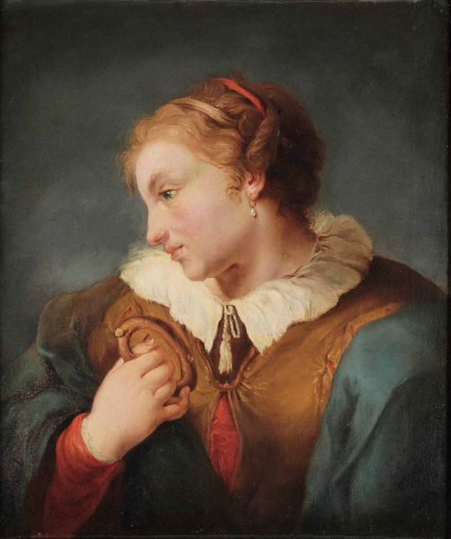 Giuseppe Nogari : Ritratto di fanciulla  - Asta Old Masters - Associazione Nazionale - Case d'Asta italiane