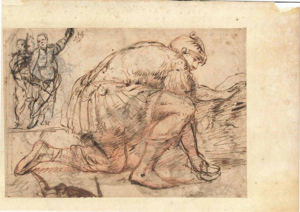 Scuola napoletana del XVII secolo Studi di figure  - Asta Old Masters - Associazione Nazionale - Case d'Asta italiane