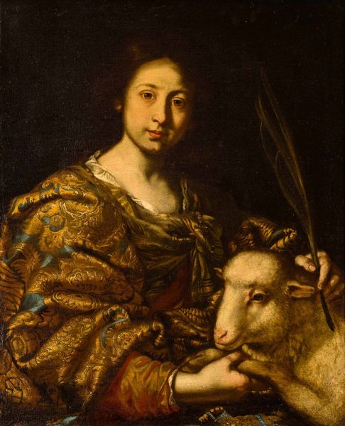 Niccolò de Simone : Sant'Agnese e Santa Caterina  - Asta Old Masters - Associazione Nazionale - Case d'Asta italiane