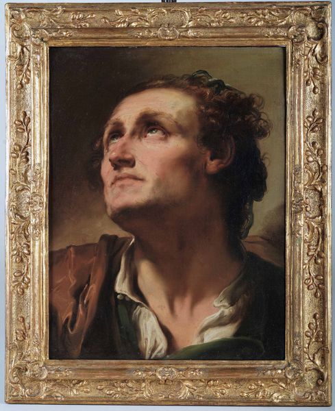 Gaetano Gandolfi : Busto d�uomo con il capo volto verso l�alto  - Asta Old Masters - Associazione Nazionale - Case d'Asta italiane