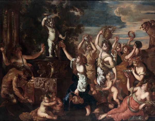 Niccolò de Simone : Baccanale  - Asta Old Masters - Associazione Nazionale - Case d'Asta italiane