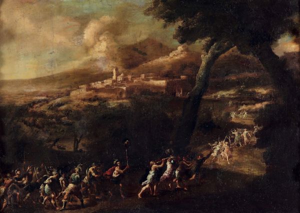 Gaspard Dughet, Attribuito a : Il trionfo di David  - Asta Old Masters - Associazione Nazionale - Case d'Asta italiane