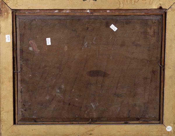 Giovan Battista Cimaroli : Paesaggio con figure e cascata  - Asta Old Masters - Associazione Nazionale - Case d'Asta italiane