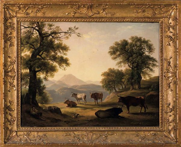 Hendrik Voogd : Paesaggio con pastore e armenti  - Asta Old Masters - Associazione Nazionale - Case d'Asta italiane