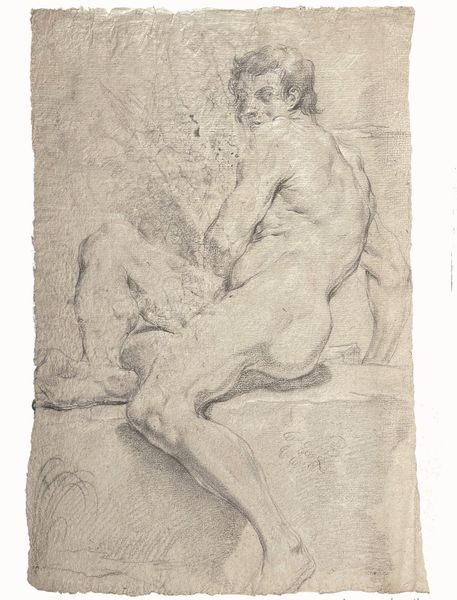 Domenico Maria Viani : Nudo accademico  - Asta Old Masters - Associazione Nazionale - Case d'Asta italiane