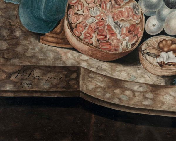 Scuola del XVIII secolo Nature morte con composizioni di fiori, frutti, uccellini e farfalle  - Asta Old Masters - Associazione Nazionale - Case d'Asta italiane
