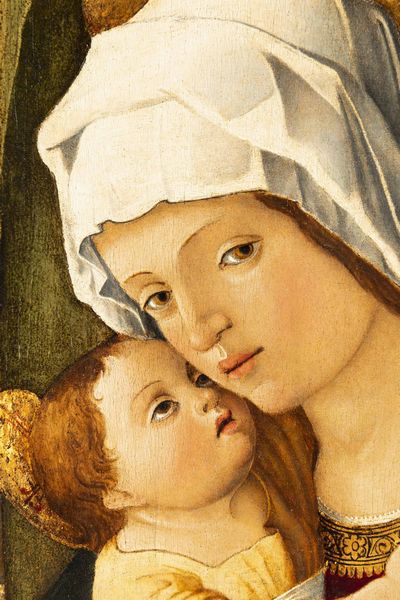 Benedetto Montagna : Madonna con Bambino su sfondo di paesaggio  - Asta Old Masters - Associazione Nazionale - Case d'Asta italiane