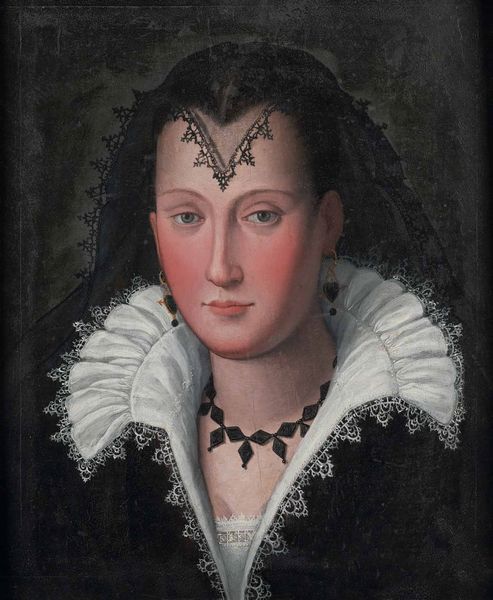 Scuola fiorentina della fine del XVI secolo Ritratto di nobildonna in abito nero  - Asta Old Masters - Associazione Nazionale - Case d'Asta italiane
