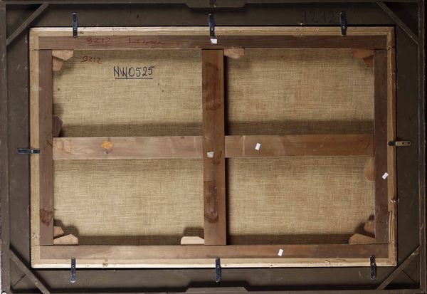 Matteo Ghidoni detto Matteo de' Pitocchi, Attribuito a : Scena di genere con paesani in piazza  - Asta Old Masters - Associazione Nazionale - Case d'Asta italiane