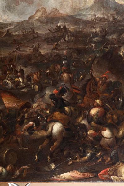 Scuola fiamminga del XVII secolo Scontro di cavalleria  - Asta Old Masters - Associazione Nazionale - Case d'Asta italiane