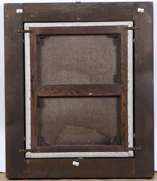 Scuola olandese della fine del XVII secolo Ritratto di nobildonna con paggetto  - Asta Old Masters - Associazione Nazionale - Case d'Asta italiane