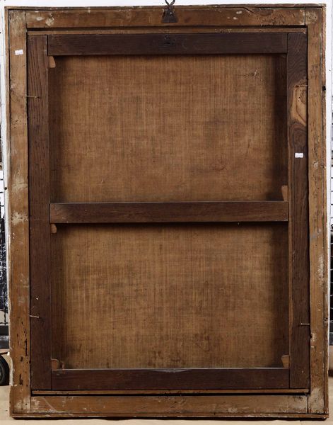 Scuola olandese del XVII secolo Scena di genere con giovane suonatore e donne  - Asta Old Masters - Associazione Nazionale - Case d'Asta italiane