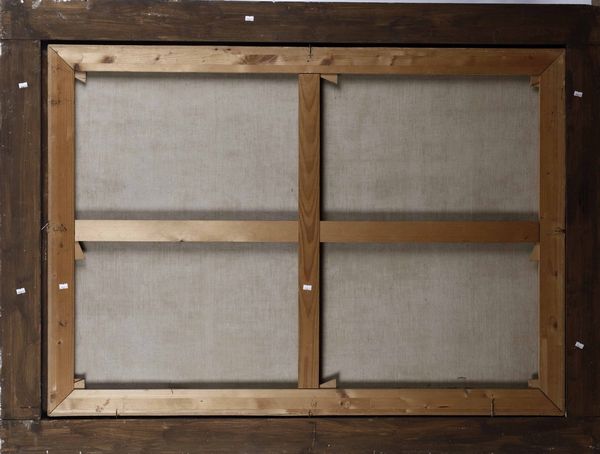 Scuola del XVII secolo Natura morta con composizione di frutta e cesta in vimini  - Asta Old Masters - Associazione Nazionale - Case d'Asta italiane